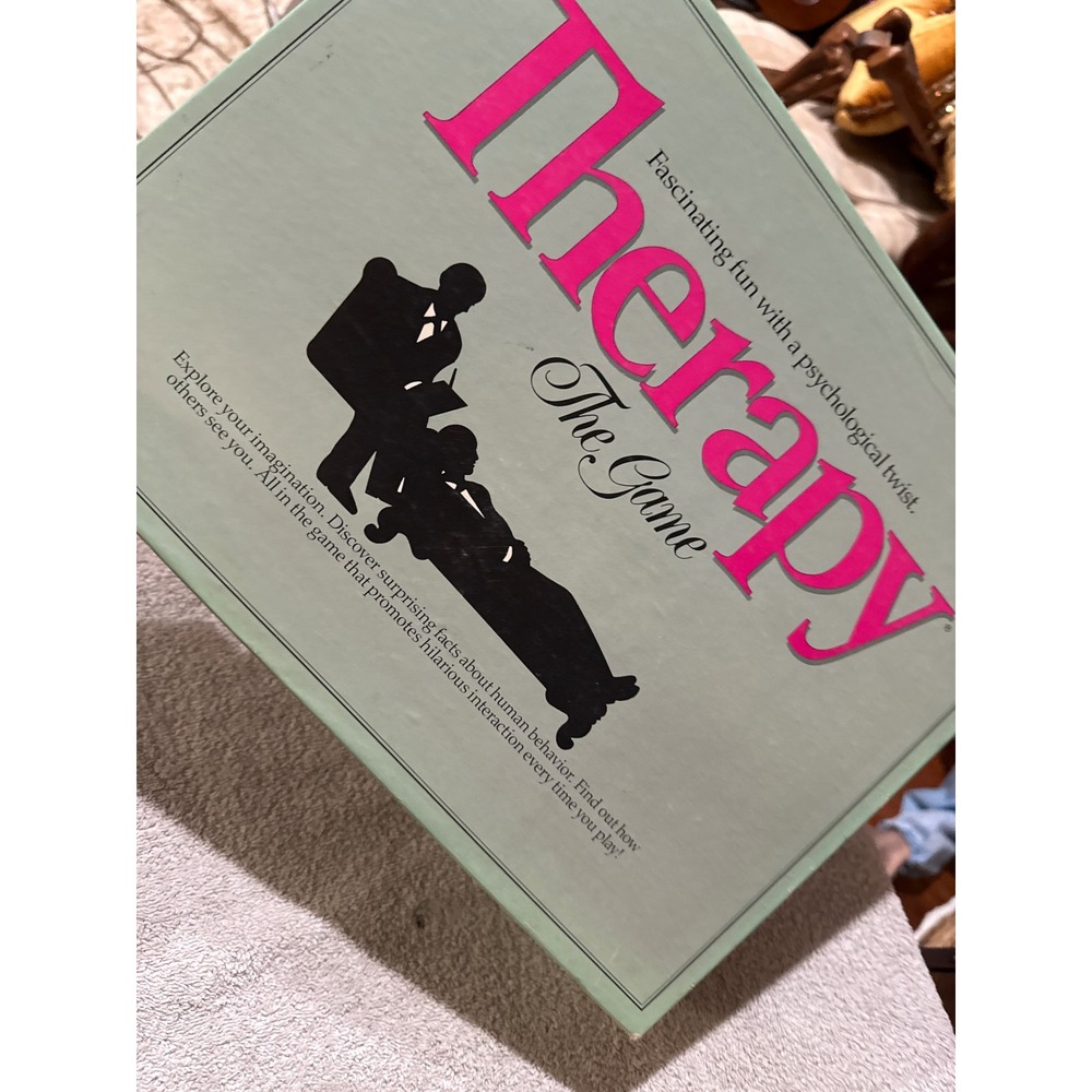 Vintage Therapy The Game Pressman 1986 Psychological Board Game 3700 Complete